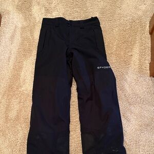 Spyder Kids black ski pant size 14